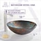 Anzzi Tara Deco-Glass Vessel Sink in Emerald Burst LS-AZ8374 - alternate 4